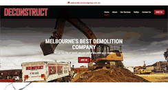 Desktop Screenshot of deconstructgroup.com.au